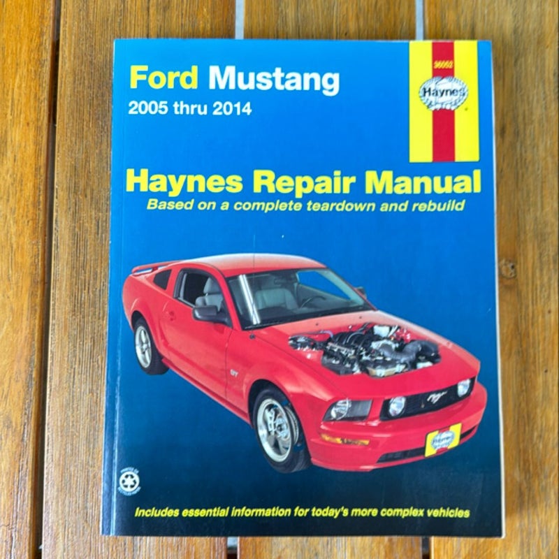 Ford Mustang 2005 Thru 2014 Haynes Repair Manual