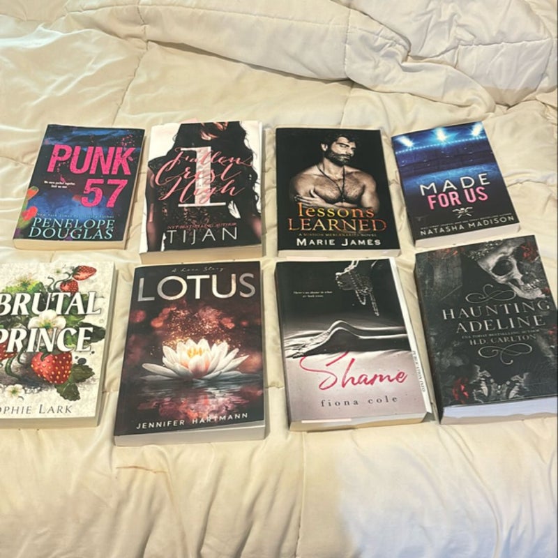 dark romance book lot 