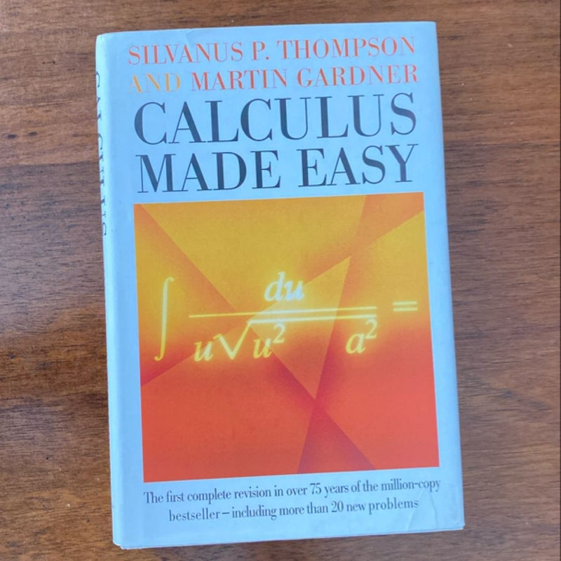 Calculus Made Easy