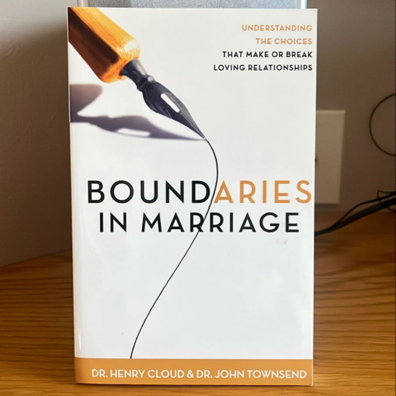 Boundaries in Marriage