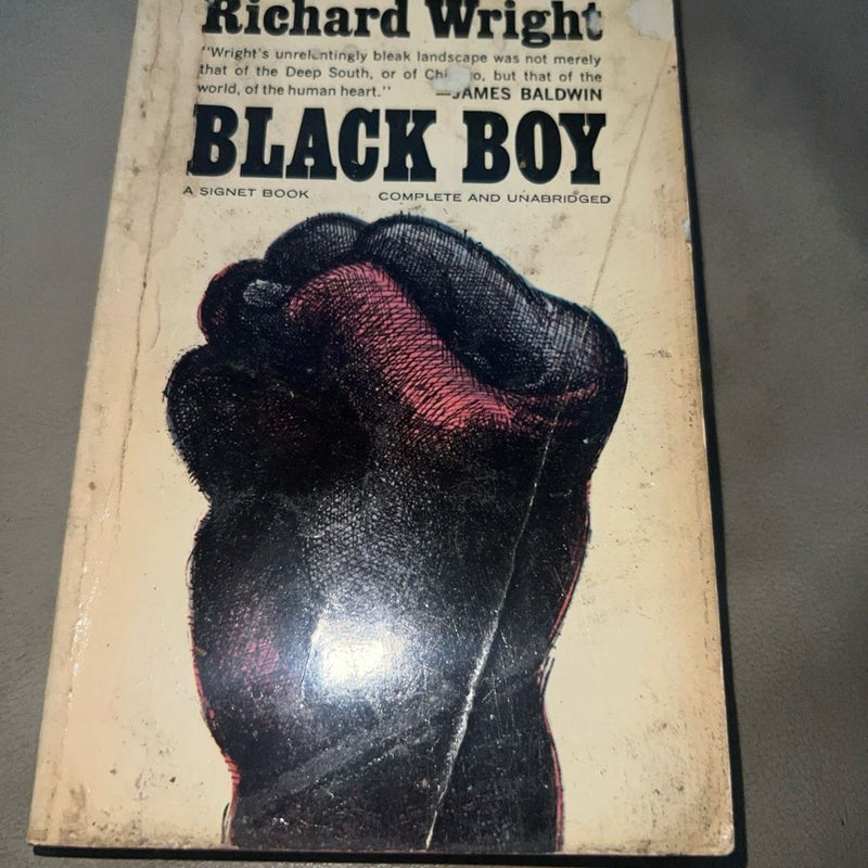 Black Boy - Richard Wright - Vintage Paperback Book - 75 cent Signet Edition