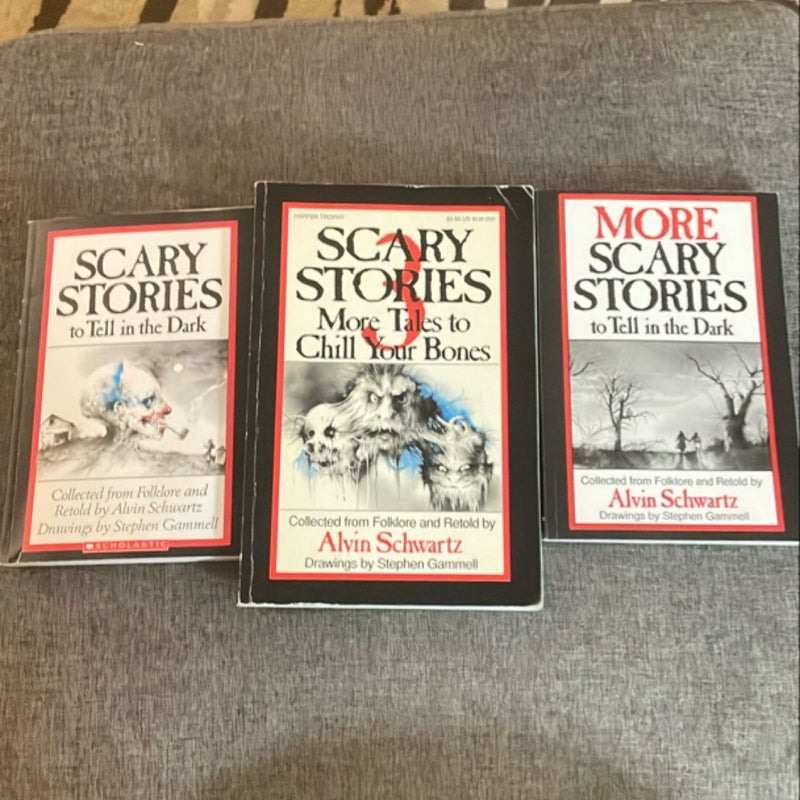 Scary Stories to Tell in the Dark; More Scary Stories; Scary Stories 3