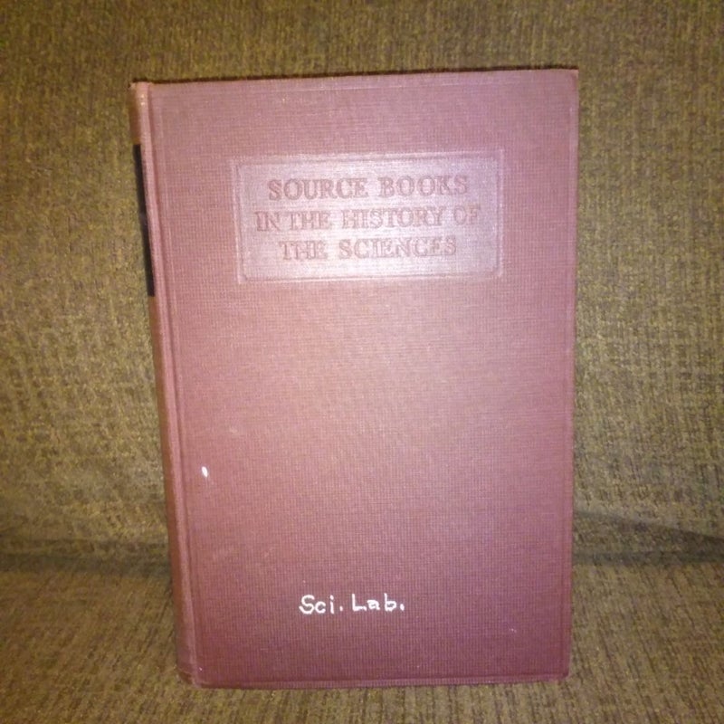 Source books in the history of the sciences