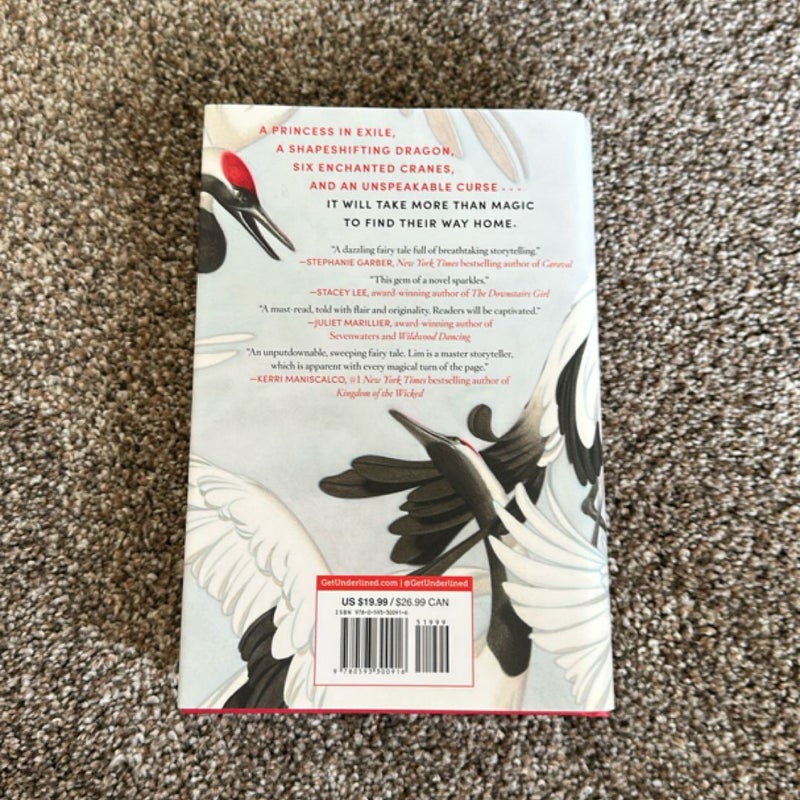 Six Crimson Cranes