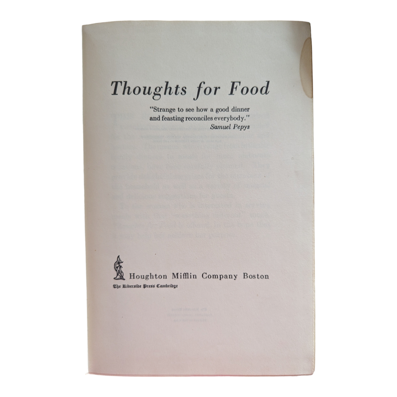 Thoughts for Food 