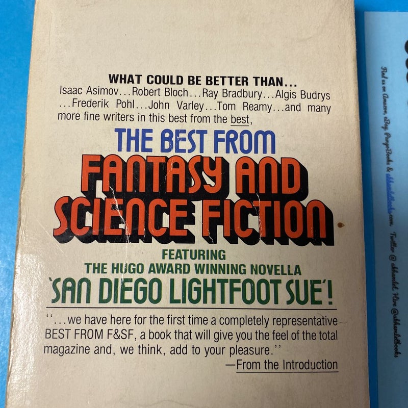 The Best from Fantasy and Science Fiction 