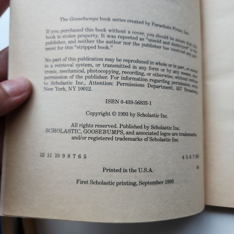 Goosebumps: The Haunted Mask (original first edition)