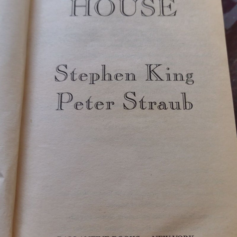 Black House by Stephen King and Peter Straub. New York Times No. 1 Bestseller.
