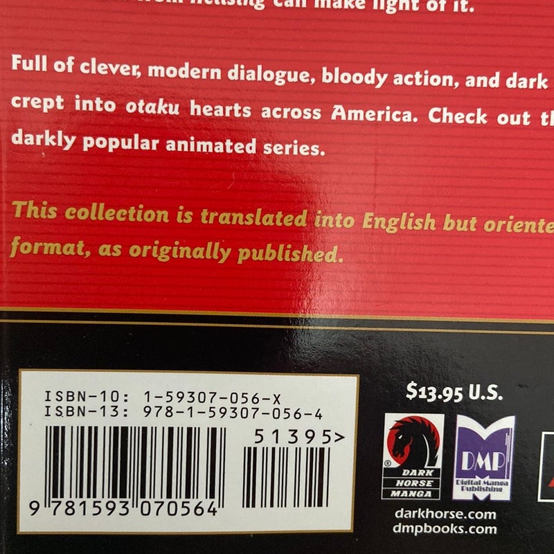 Hellsing Volumes #1 & #2