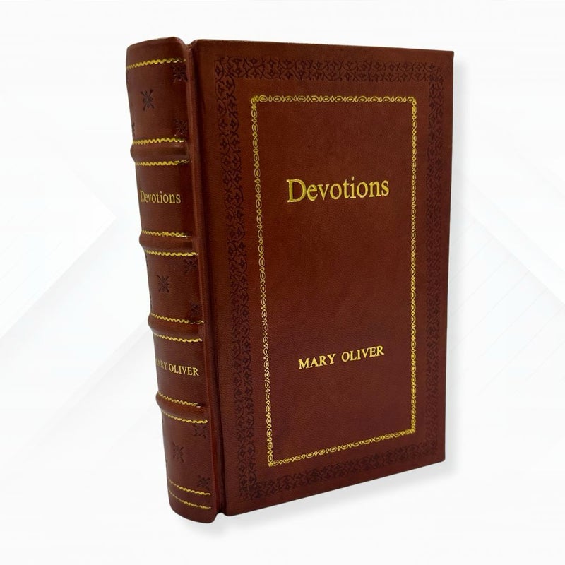 Devotions by Mary Oliver Leather-Bound