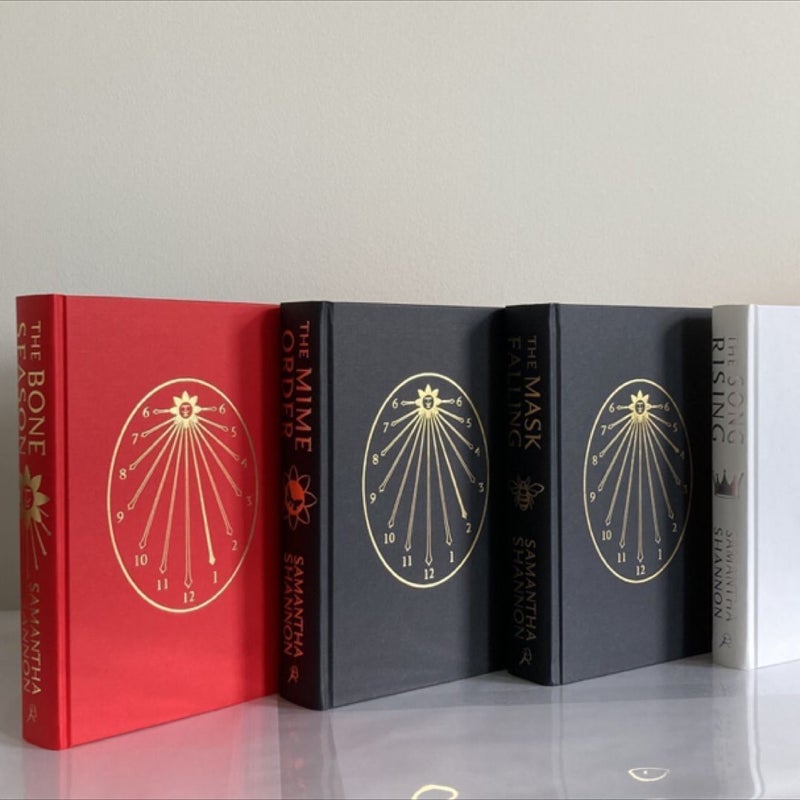 The Bone Season 1-4 Goldsboro SIGNED NUMBERED 1/1 Editions