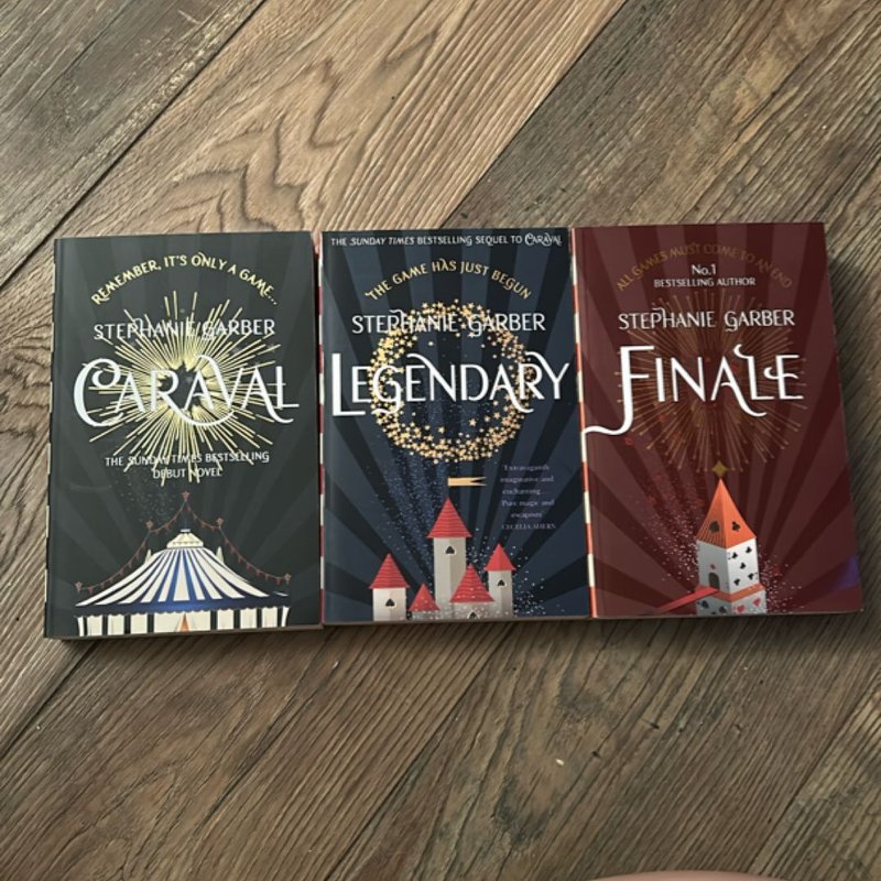 Caraval trilogy (uk paperbacks) by Stephanie Garber, Paperback | Pangobooks