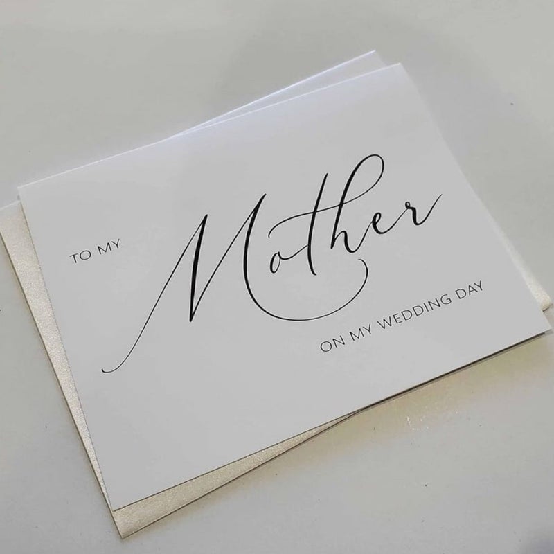 Wedding Day Stationary (Mom & Dad)