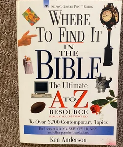 Where To Find In The Bible