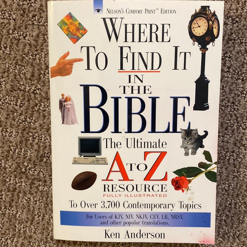 Where To Find In The Bible