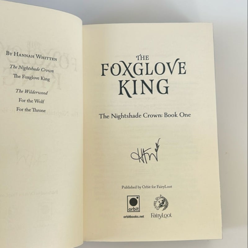 The Foxglove King 