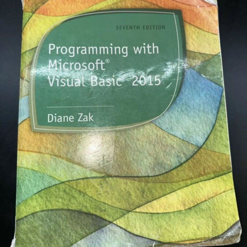 Programming with MicrosoftVisual Basic 2015