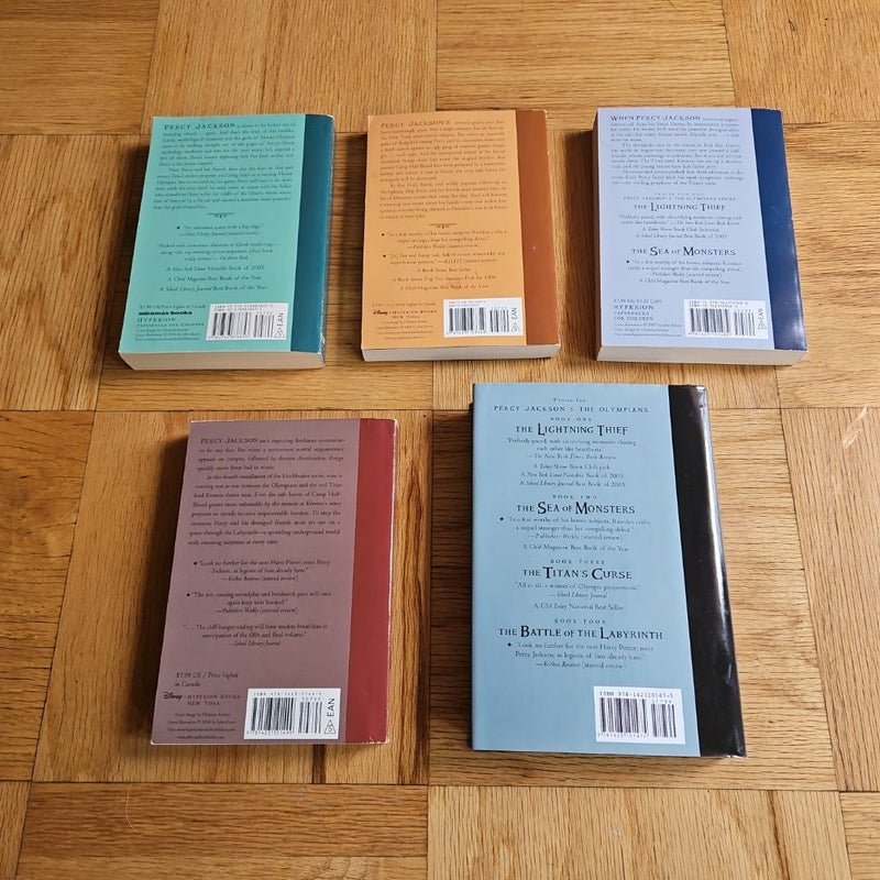 Percy Jackson and the Olympians OOP Full Series