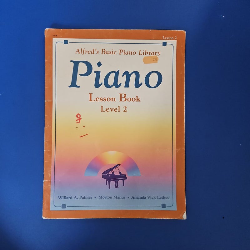 Piano Lesson Book Level 2