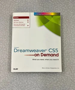 Dreamweaver CS5 on Demand