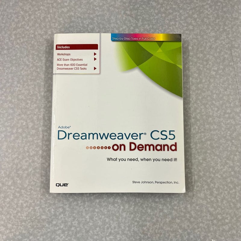 Dreamweaver CS5 on Demand