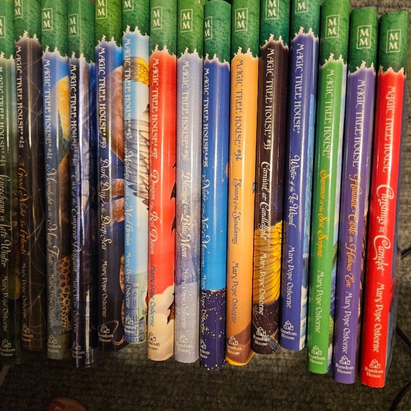 15 magic tree house books hardcover 29-42