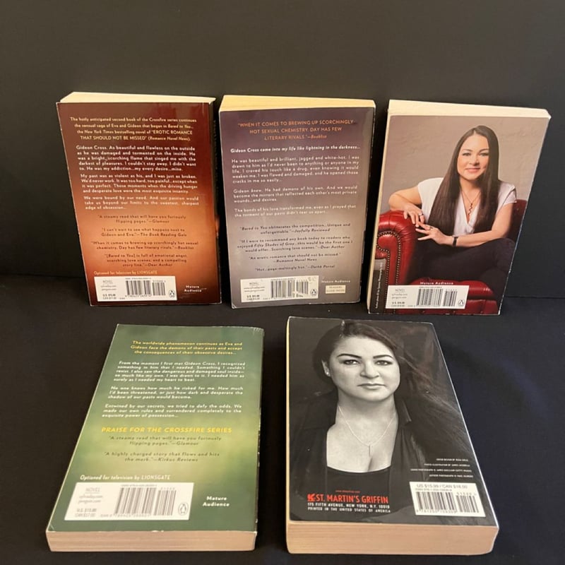 Sylvia Day Crossfire Novels 5 Book Romance Paperback Series by Sylvia ...