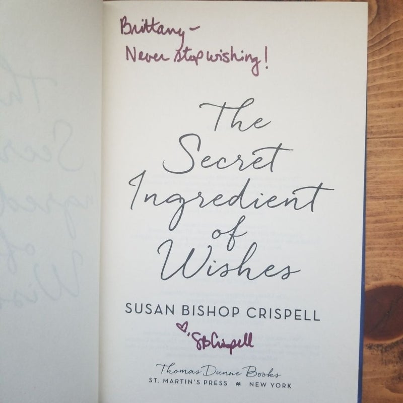 The Secret Ingredient of Wishes *Signed Copy*