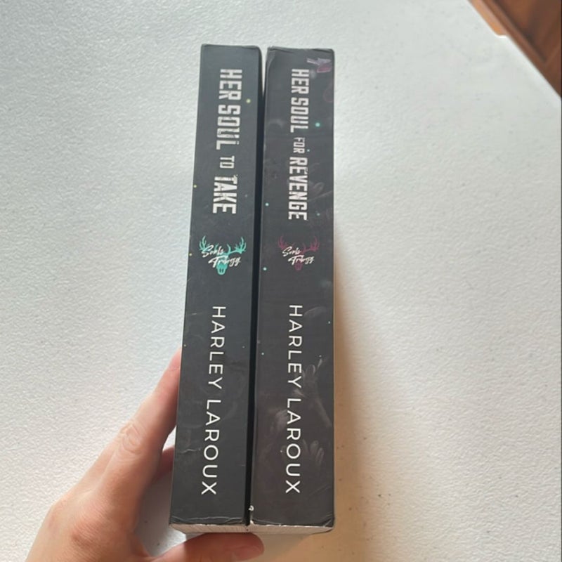 Her Soul to Take/Her Soul for Revenge by Harley LaRoux, Paperback ...