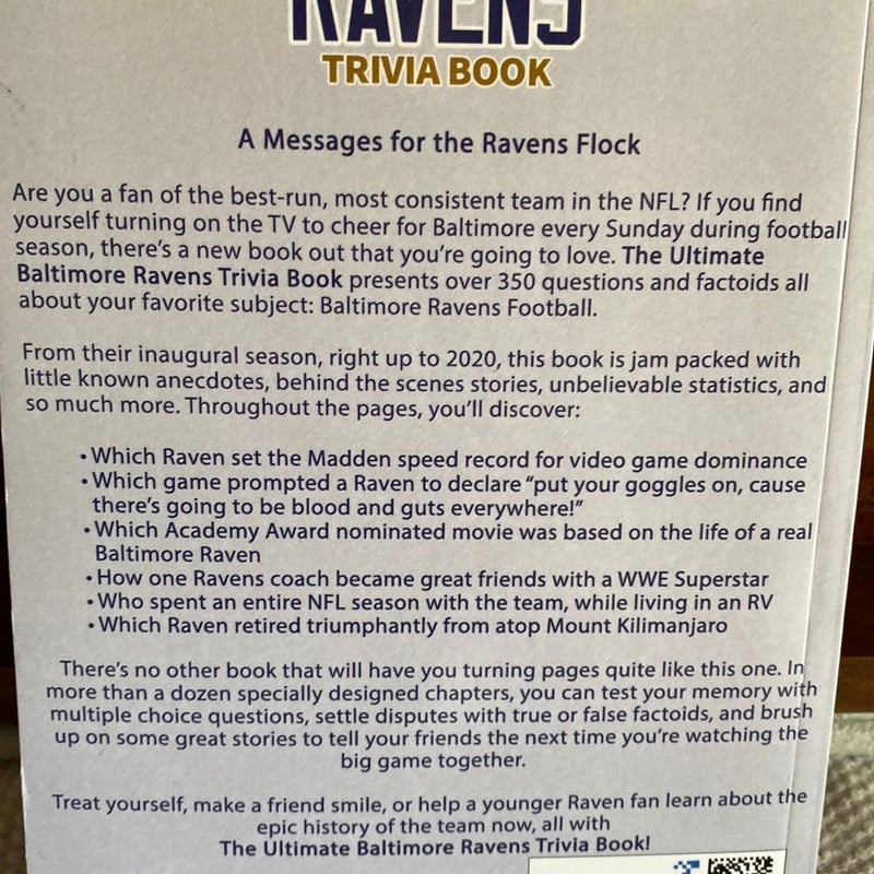 The Ultimate Baltimore Ravens Trivia Book