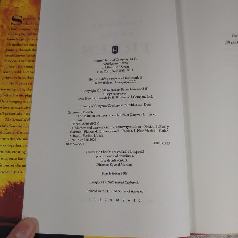 The Sound of the Trees (First ed)
