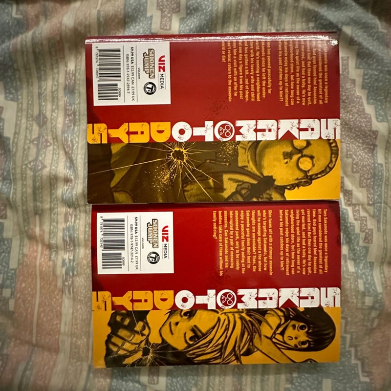 Sakamoto days manga volumes 1-2