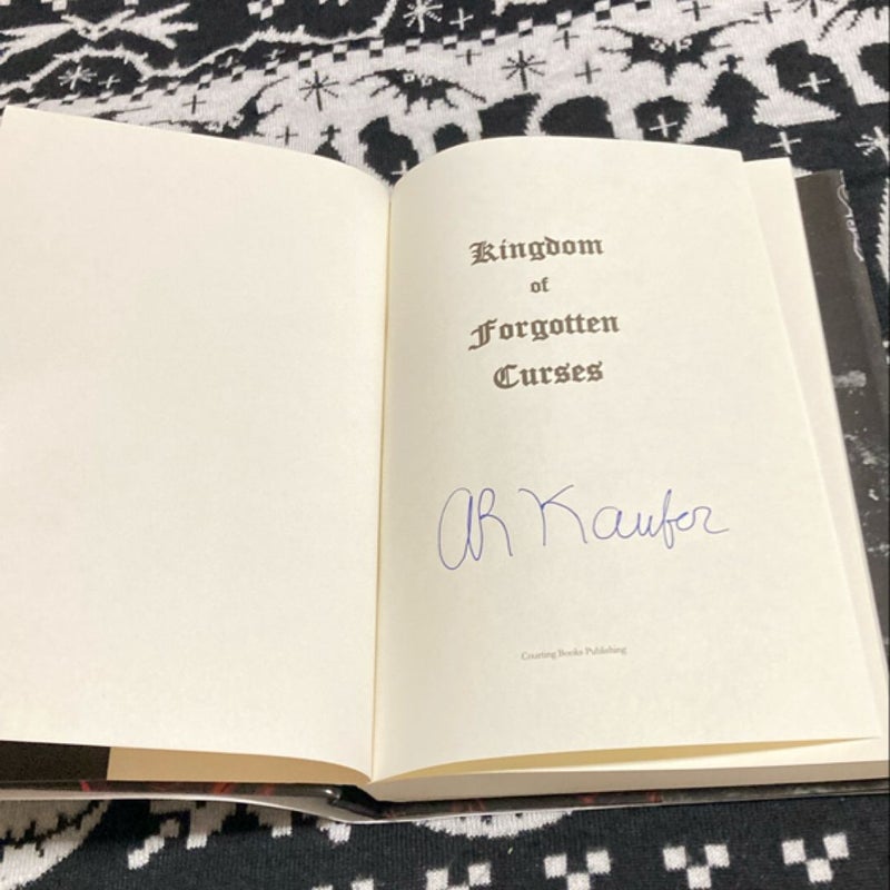 SIGNED COPY Kingdom of Forgotten Curses