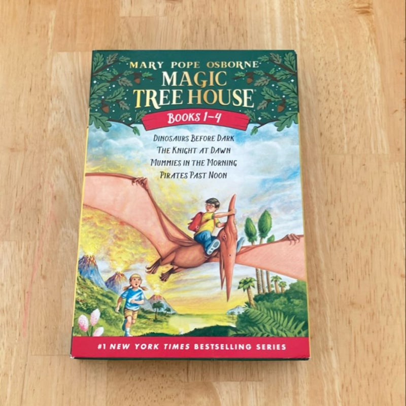 Magic Tree House Books 1-4 Boxed Set