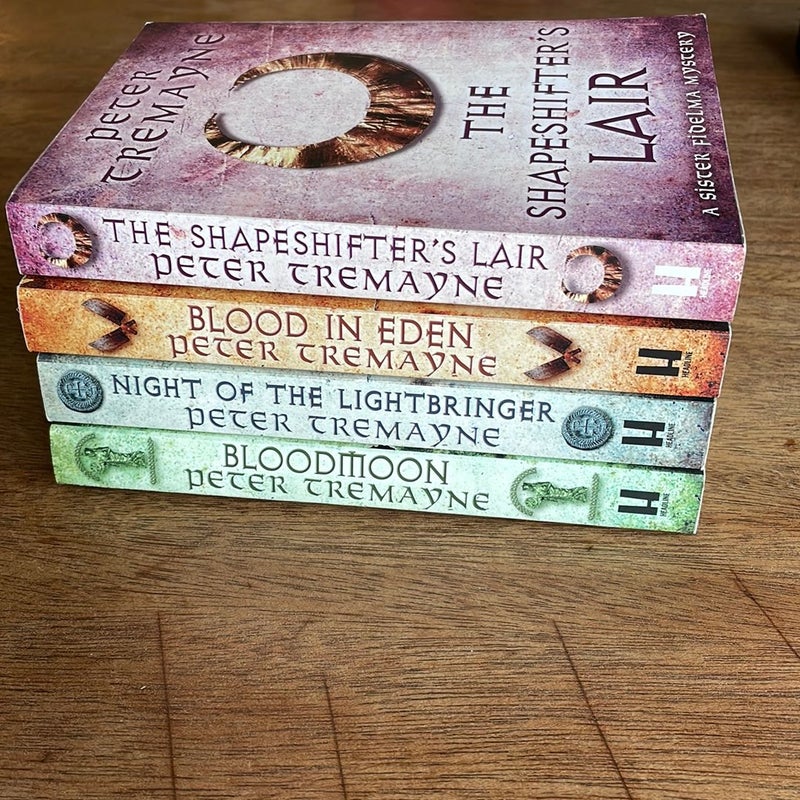 Sister Fidelma Mystery bundle (Blood in Eden, The Shapeshifter’s Lair, Bloodmoon, Night of the Lightbringer) 
