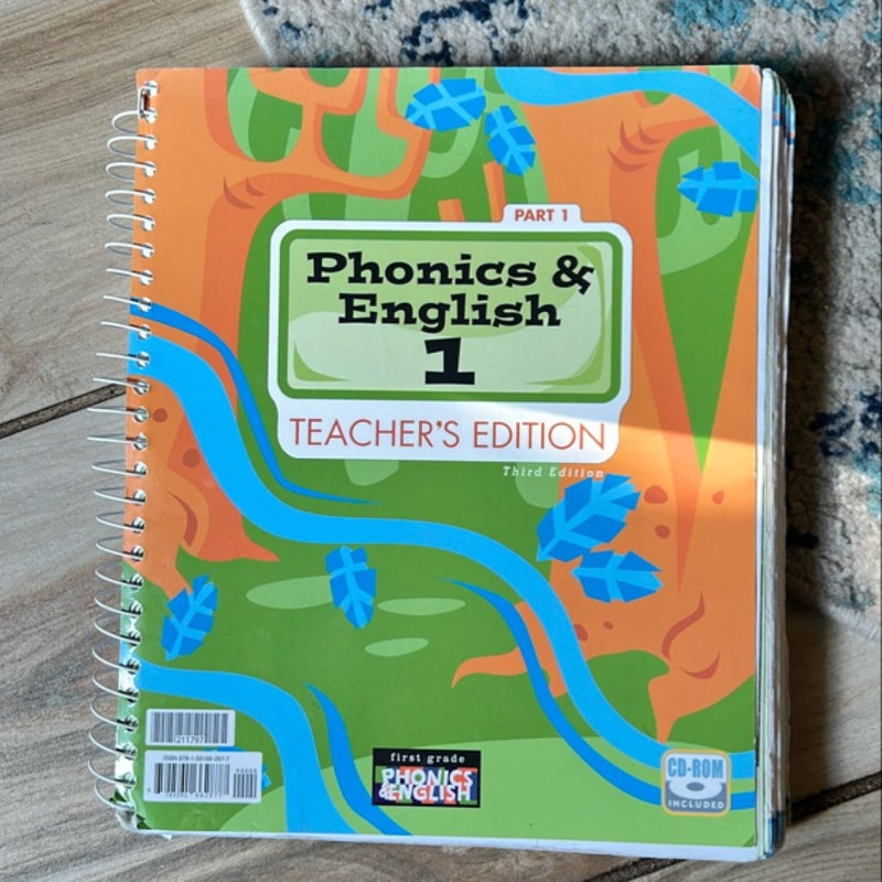 Phonics and English 1 Teacher's Edition and Toolkit CD