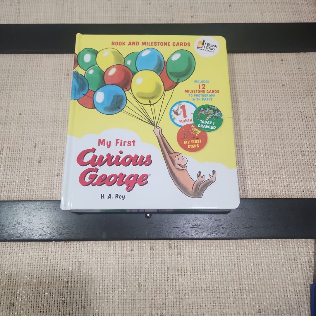My First Curious George (Book and Milestone Cards)