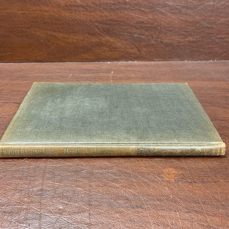 DEATH AND TAXES HARDCOVER BOOK BY DOROTHY PARKER. SUN DIAL PRESS  1939