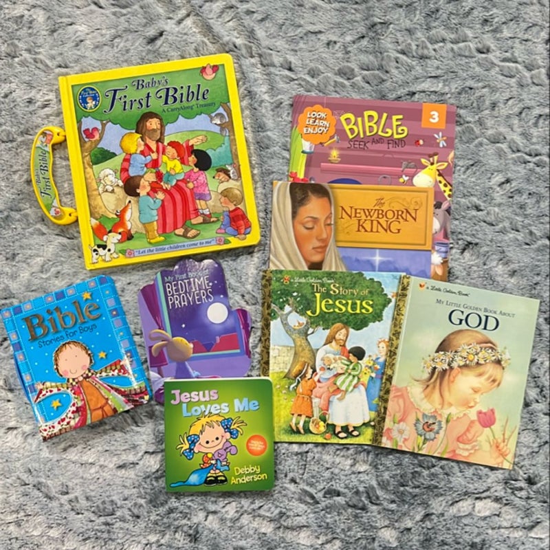 Bundle of Christian toddler books