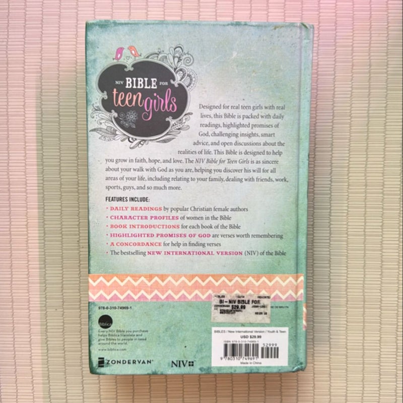 NIV Bible for Teen Girls