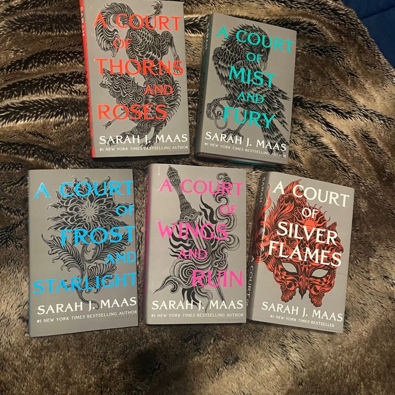 ACOTAR Series Hardcover Books Full 5 Book Set NEW