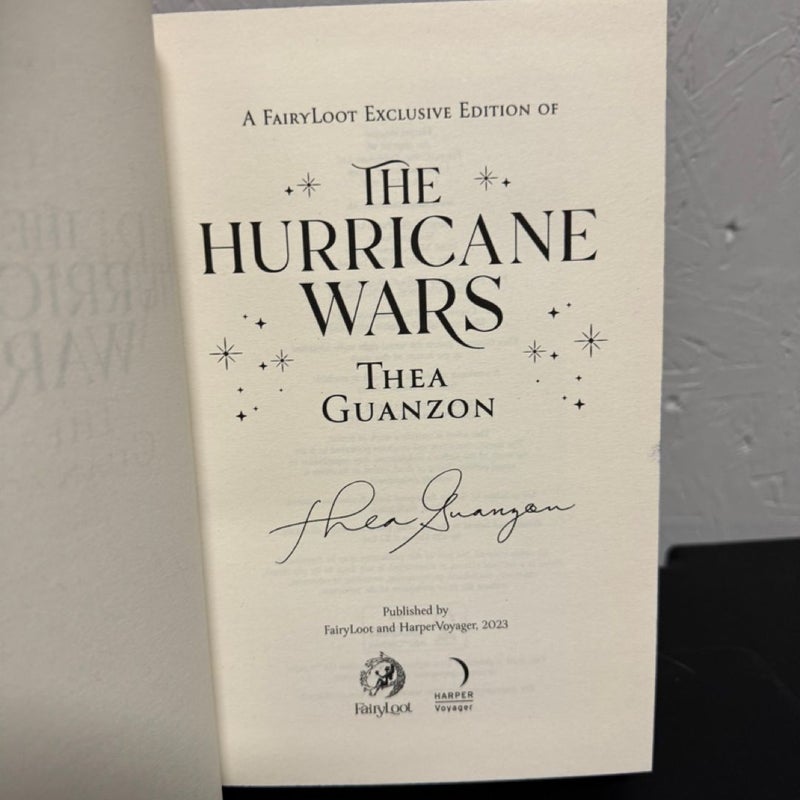 The Hurricane Wars Fairyloot Special Edition