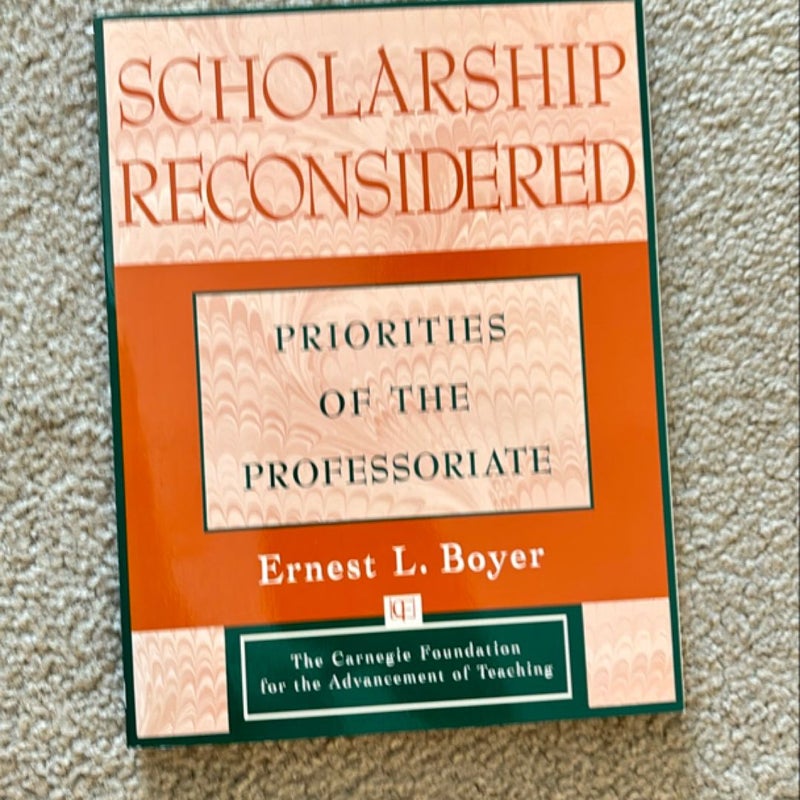 Scholarship Reconsidered