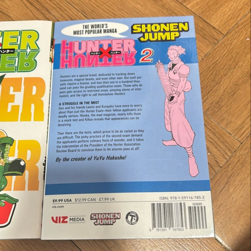 Hunter x Hunter Vol 1 & 2