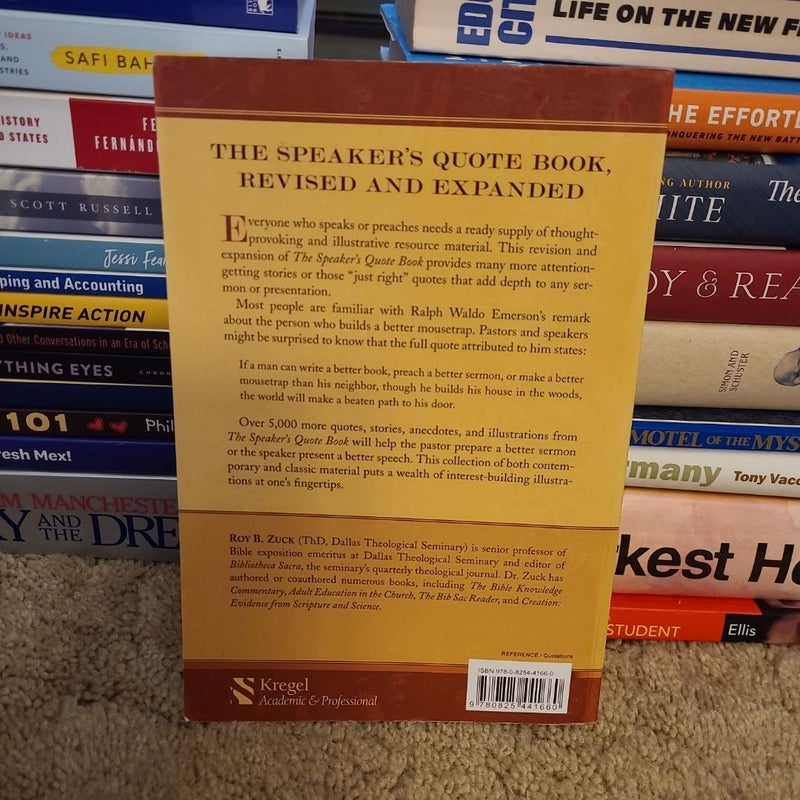 The Speaker's Quote Book