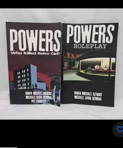 2x Powers Comic Books Graphic Novels (Who Killed Retro Girl? and Roleplay)
