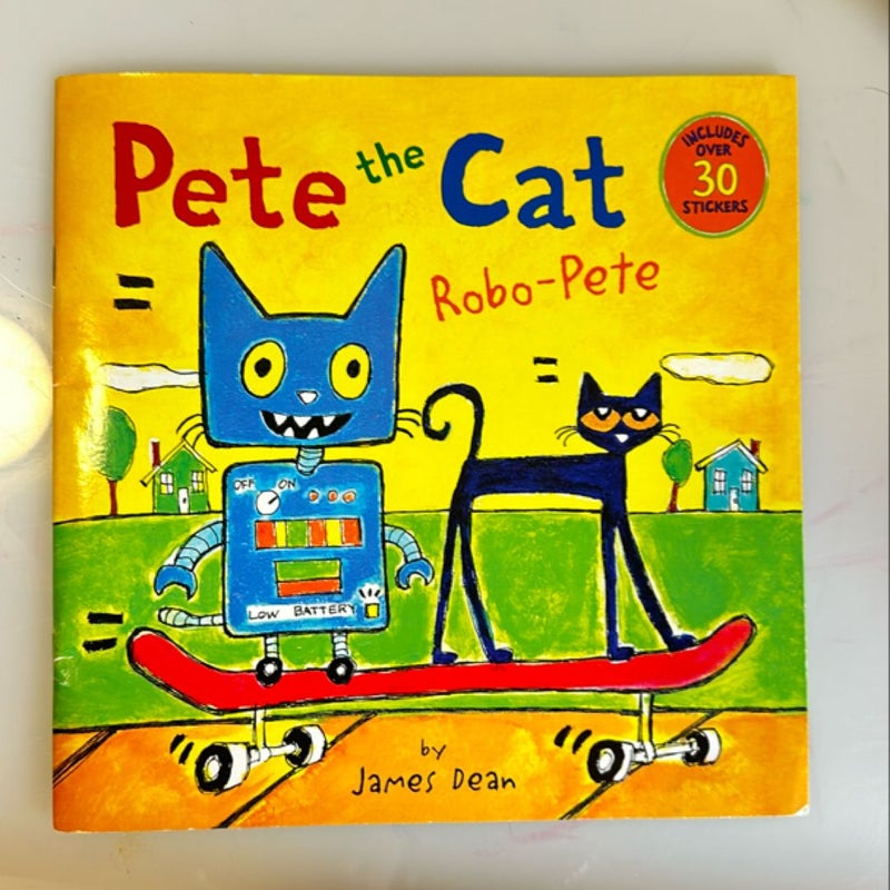 Book Bundle: Pete the Cat: Robo-Pete & Pete the Cat: Cavecat Pete