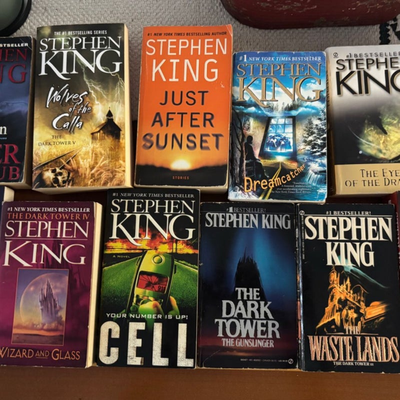 Stephen King Lot of 12 Paperback