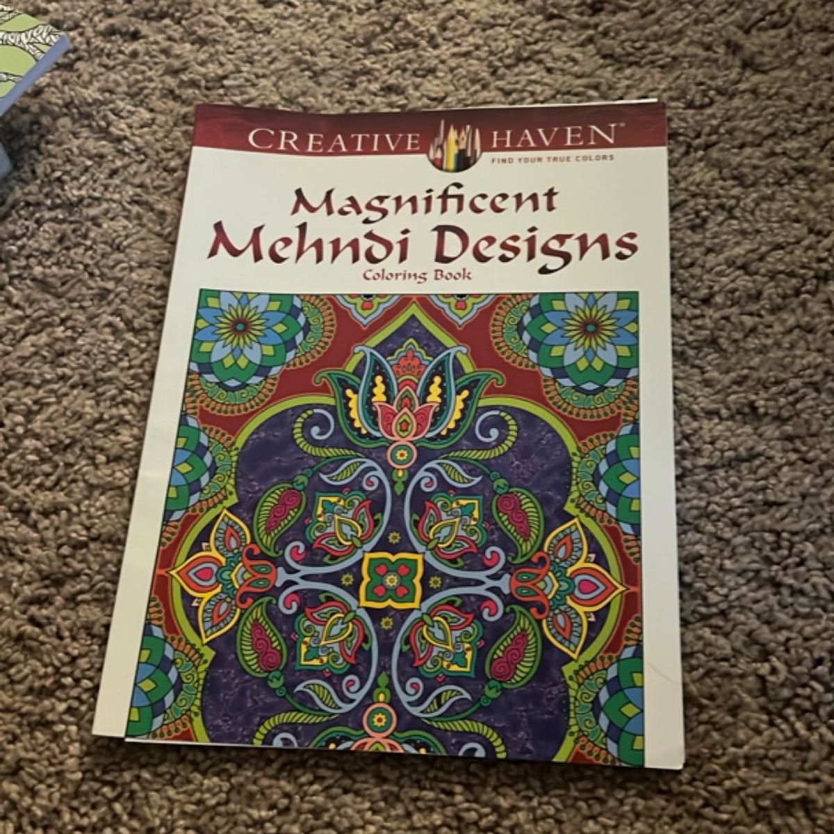 Creative Haven Magnificent Mehndi Designs by Marty Noble