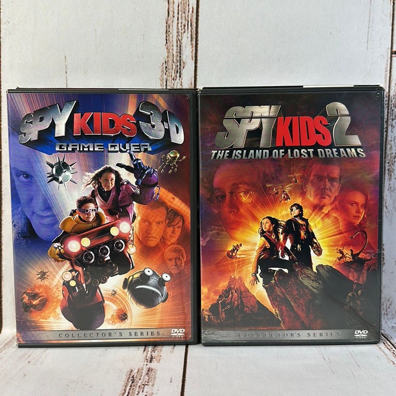 [2] Spy Kids Movies DVD Lot